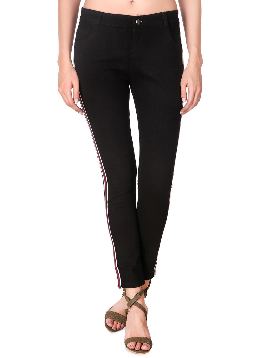 mid rise side tapping jeans - 16667399 - Zoom Image - 1