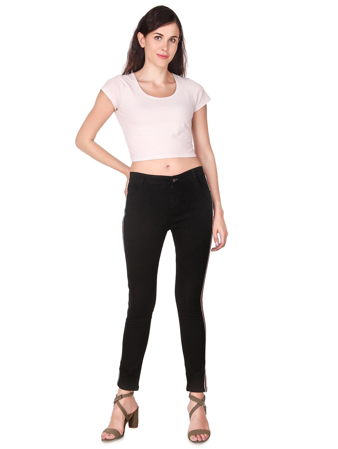 mid rise side tapping jeans - 16667399 - Zoom Image - 4