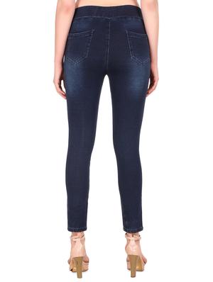 drawstring stone wash jegging - 16667400 - Standard Image - 3
