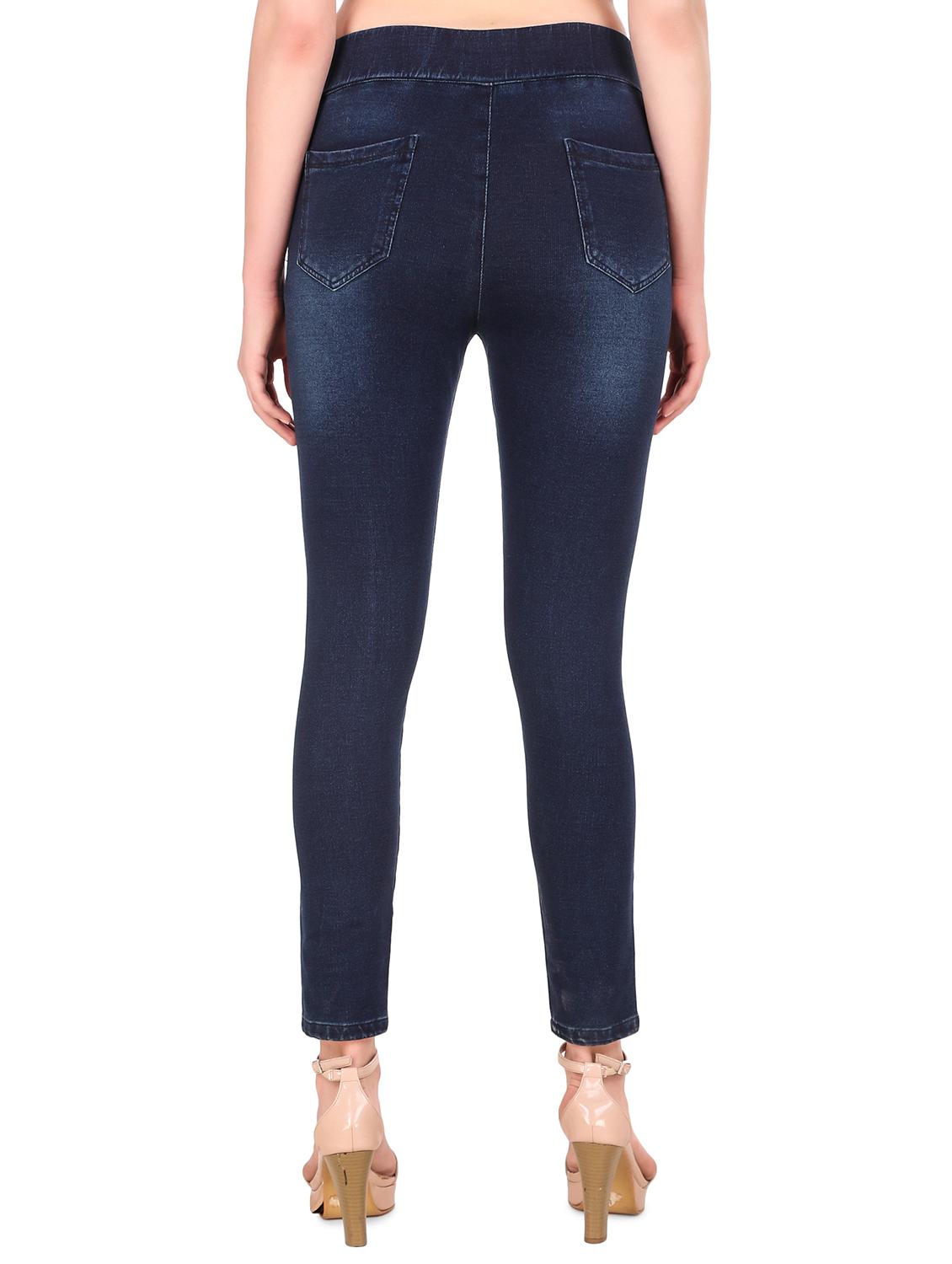 drawstring stone wash jegging - 16667400 - Zoom Image - 3