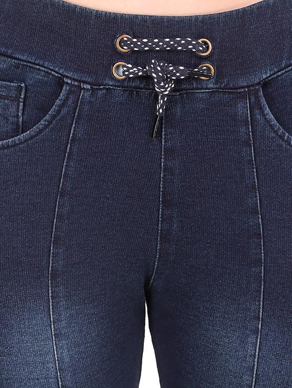 drawstring stone wash jegging - 16667400 - Zoom Image - 5