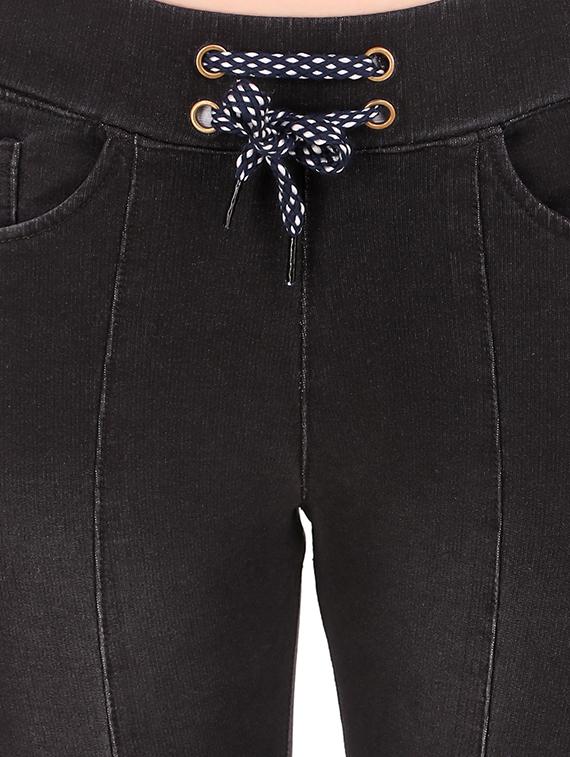 drawstring stone wash jegging - 16667401 - Zoom Image - 5