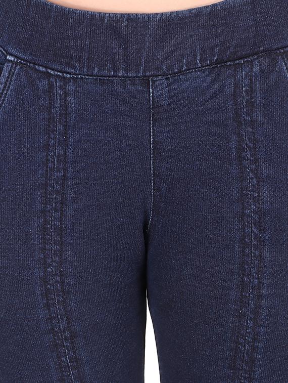 criss cross tie up denim jegging - 16667402 - Zoom Image - 5