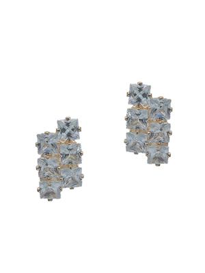 white gold studs earring - 16667661 - Standard Image - 2