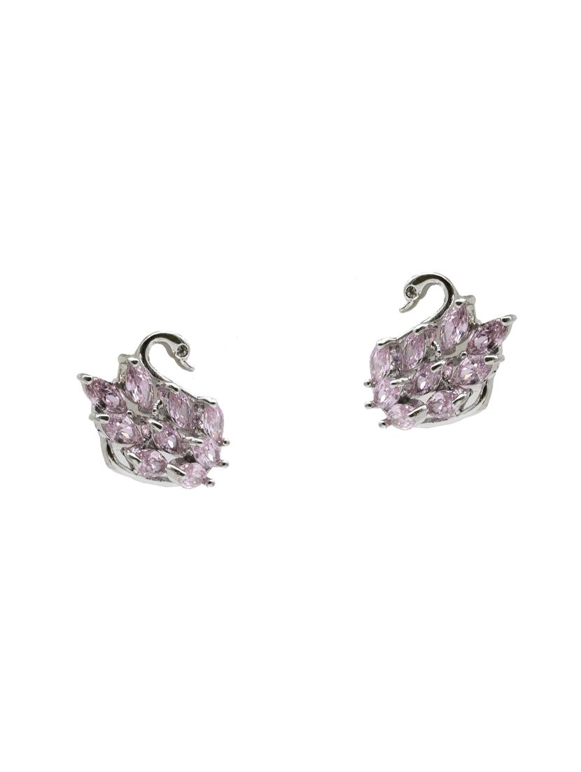pink studs earring - 16667683 - Zoom Image - 2