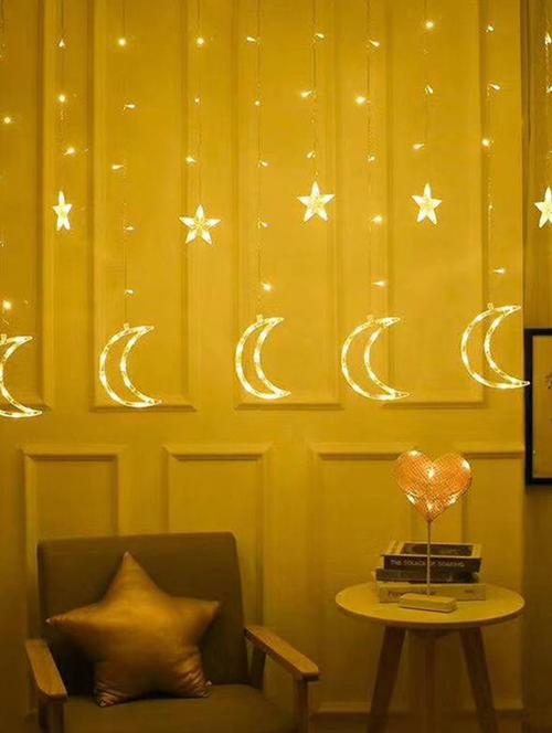 moon and star golden lights - 16667707 - Standard Image - 1