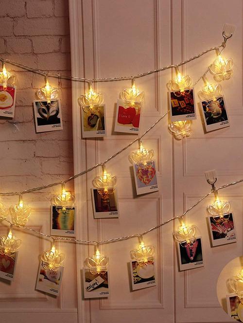 amazing butterfly shaped clippings lights - 16667728 - Standard Image - 1