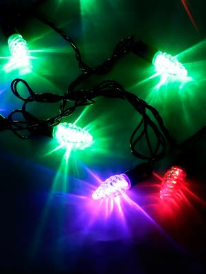 multicolour gleaming rice lights - 16667737 - Standard Image - 2