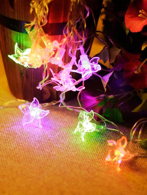 floral design multicolour blazing string lights - 16667742 - Standard Image - 1