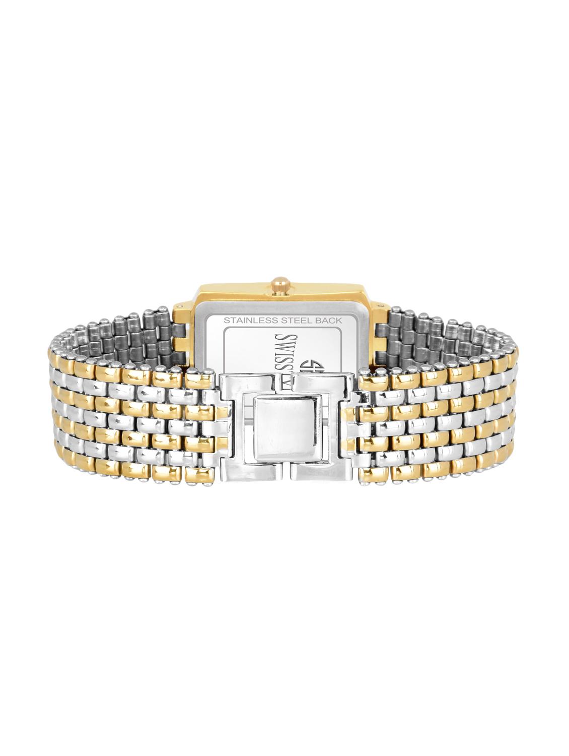 swisstyle black dial golden case-ss-gsq1191-blk-slvgld-analog watch - 16667762 - Zoom Image - 3