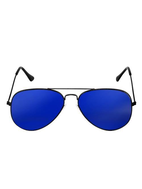 evelyn blue lens black frame sunglasses - 16667778 - Very Small Image - 1