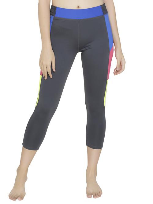 high rise color block track pant - 16667932 - Standard Image - 1