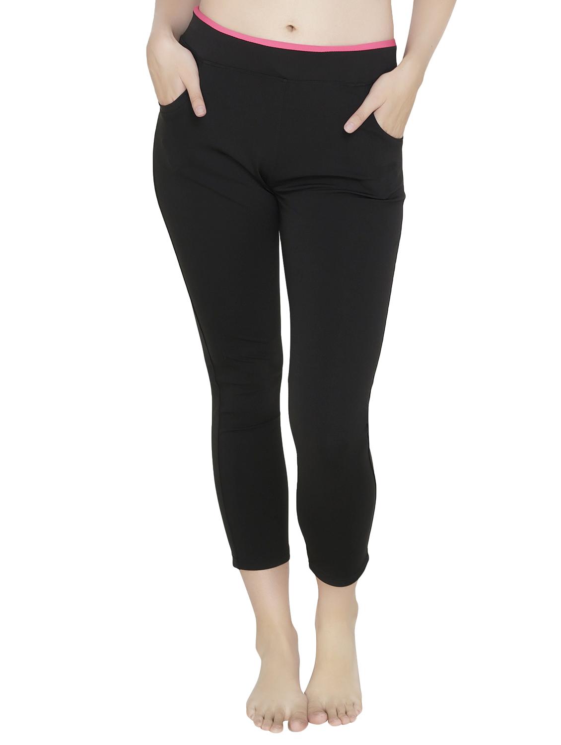 high rise solid track pant - 16667933 - Zoom Image - 1