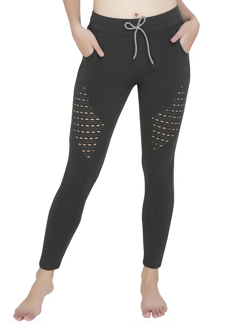high rise drawstring waist track pant - 16667936 - Zoom Image - 1