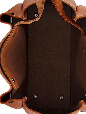 brown leatherette (pu) combo handbag - 16668173 - Standard Image - 3