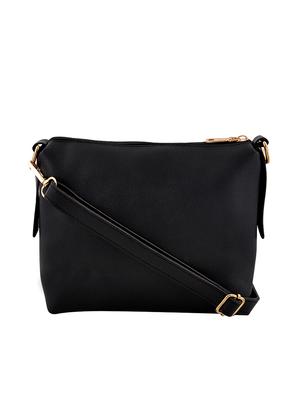 black leatherette (pu) handbag - 16668191 - Standard Image - 2