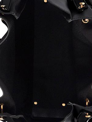 black leatherette (pu) handbag - 16668191 - Standard Image - 3