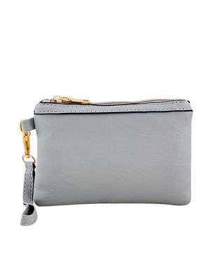 grey leatherette (pu) combo handbag - 16668210 - Standard Image - 4