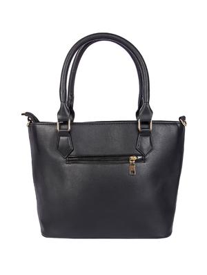 black leatherette (pu) regular handbag - 16668218 - Standard Image - 2