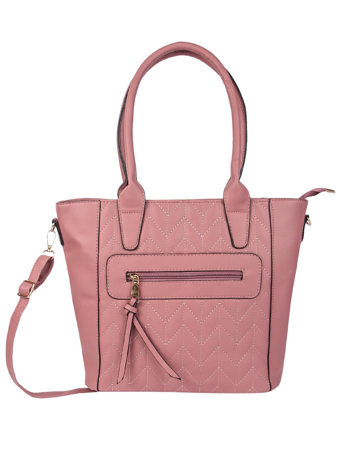 purple leatherette (pu) regular handbag - 16668235 - Zoom Image - 1