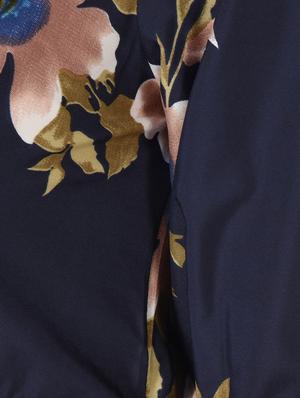 side tie up gathered a-line dress - 16668273 - Standard Image - 5