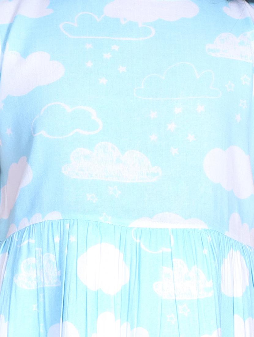 blue cotton frock - 16668514 - Zoom Image - 4