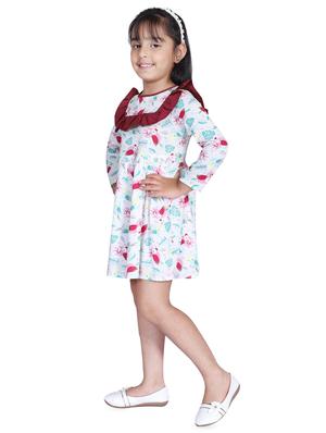 white colored cotton frock - 16668529 - Standard Image - 2