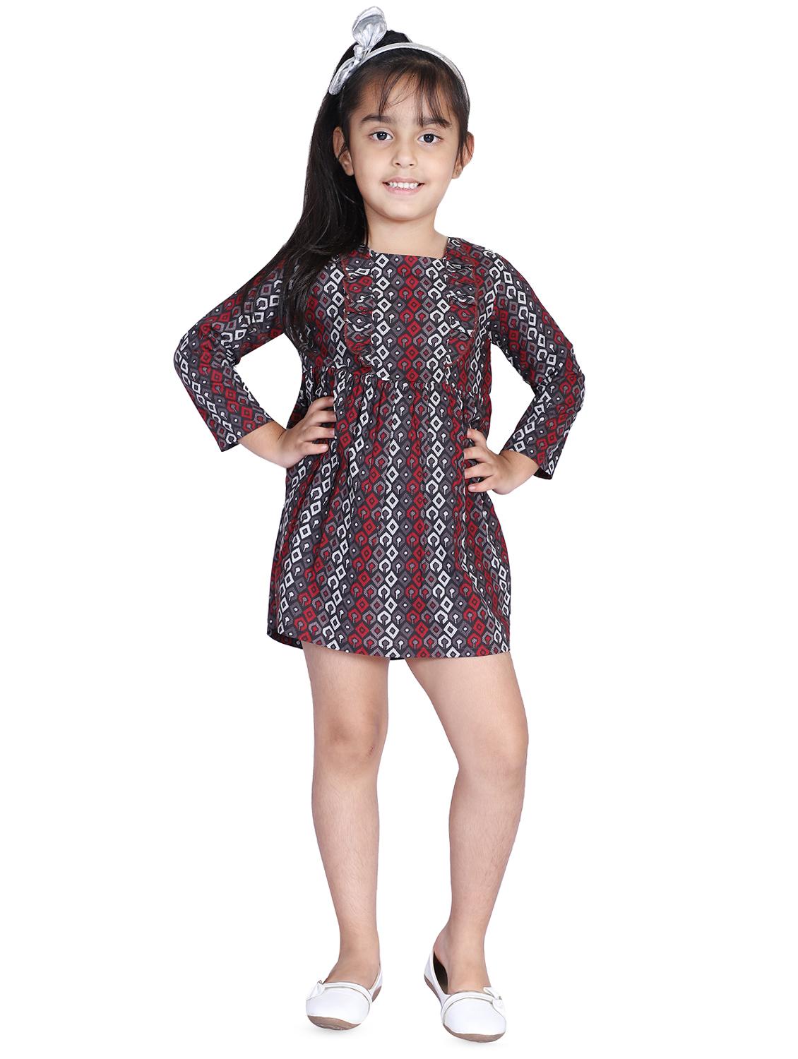red colored cotton frock - 16668546 - Zoom Image - 1