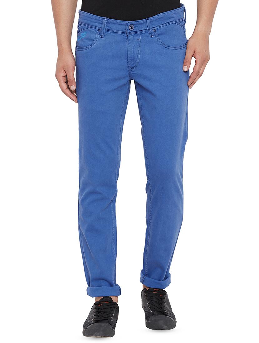 blue plain denim jeans - 16669003 - Zoom Image - 1