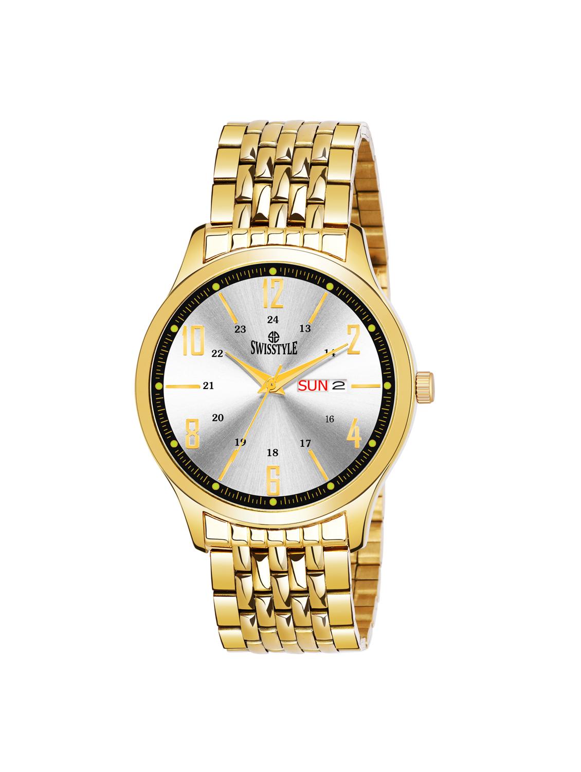 swisstyle analog watch ss-gr119-slv-gld - 16669319 - Zoom Image - 1