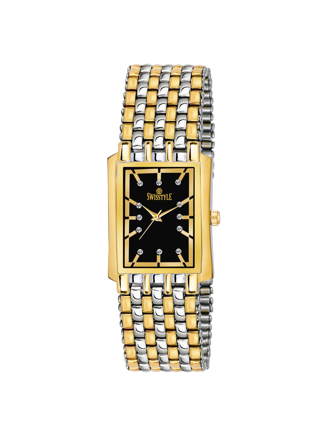swisstyle analog watch ss-gsq5004-blk-slv-gld - 16669334 - Zoom Image - 1