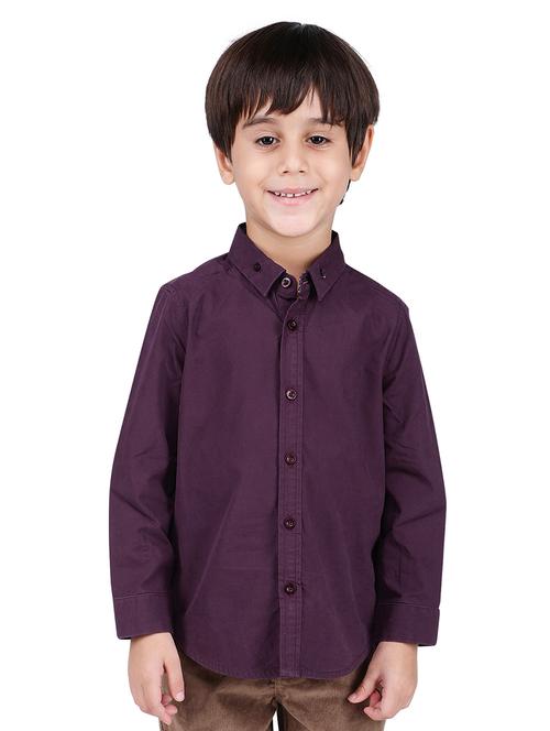 long sleeved curved hem shirt - 16669382 - Standard Image - 1