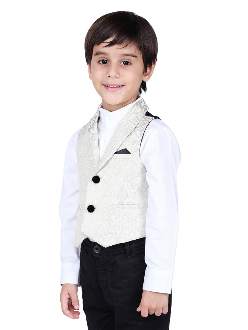 lapel neck pocket detail waistcoat - 16669394 - Zoom Image - 2