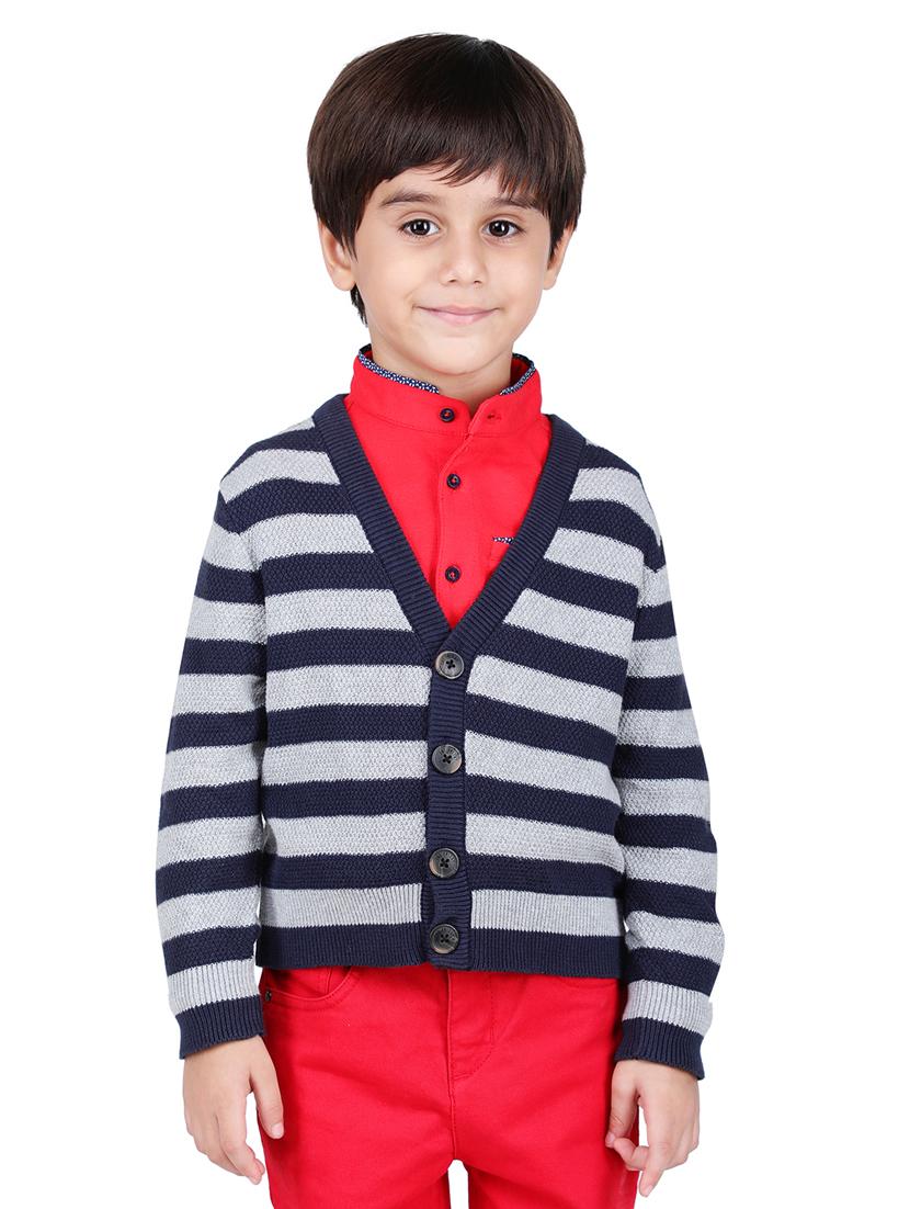 v neck striped sweater - 16669402 - Zoom Image - 1