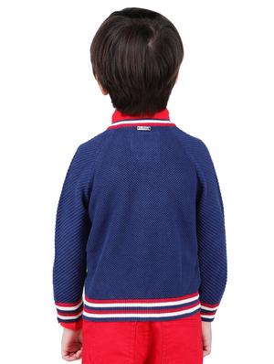 mandarin neck long sleeved sweater - 16669406 - Standard Image - 3