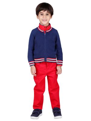 mandarin neck long sleeved sweater - 16669406 - Standard Image - 4