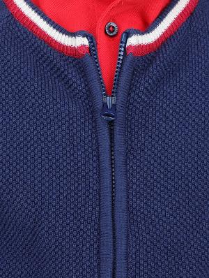 mandarin neck long sleeved sweater - 16669406 - Standard Image - 5