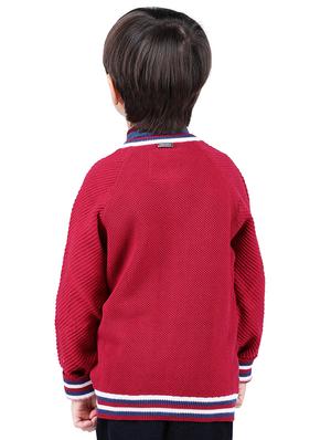 mandarin neck long sleeved sweater - 16669407 - Standard Image - 3