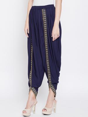 embroidered dhoti salwar - 16669559 - Standard Image - 2