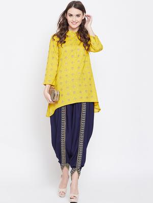 embroidered dhoti salwar - 16669559 - Standard Image - 4