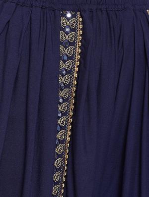 embroidered dhoti salwar - 16669559 - Standard Image - 5