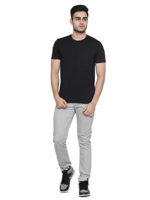 black solid t-shirt - 16671222 - Standard Image - 4