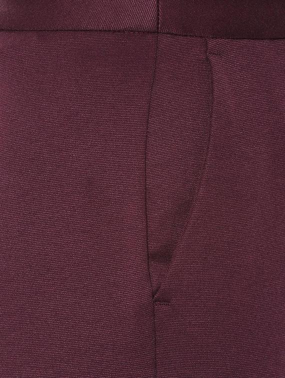 high rise flat front trousers trouser - 16671975 - Zoom Image - 4