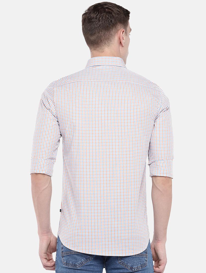 white checkered casual shirt - 16672112 - Zoom Image - 3