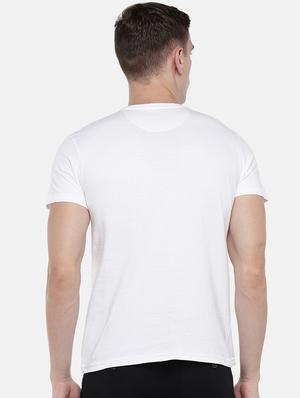 white typographic print t-shirt - 16672201 - Standard Image - 3