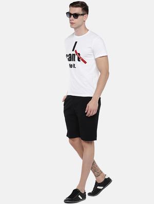 white typographic print t-shirt - 16672201 - Standard Image - 4