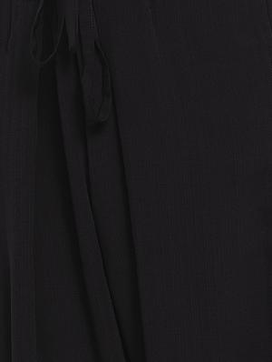drawstring tie knot wide leg trouser - 16672333 - Standard Image - 5