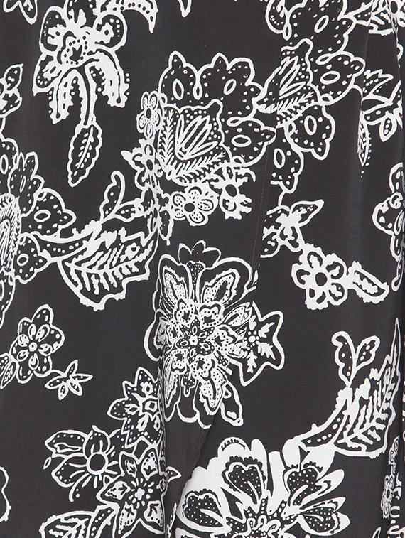 high rise floral wrap skirt - 16672337 - Zoom Image - 4
