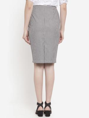 high rise hounds-tooth pencil skirt - 16672391 - Standard Image - 3