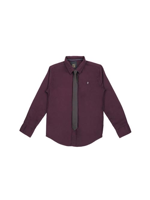 purple cotton shirt - 16672417 - Standard Image - 1